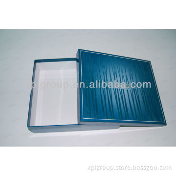 paper packaging box with flocking logo